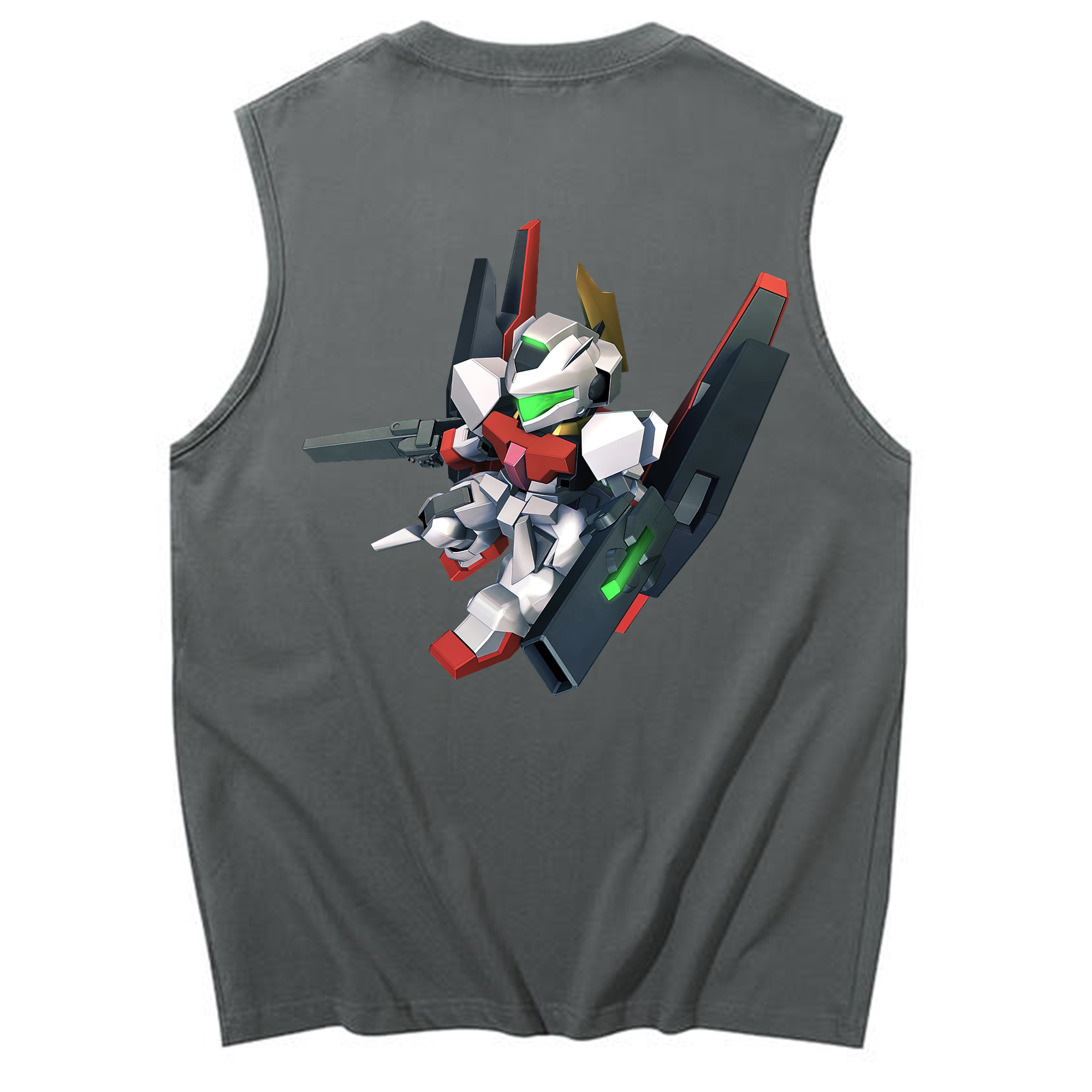 （画像用） 機動戦士ガンダム Mobile Suit Gundam コットン100％タンクトップ（背面プリント）